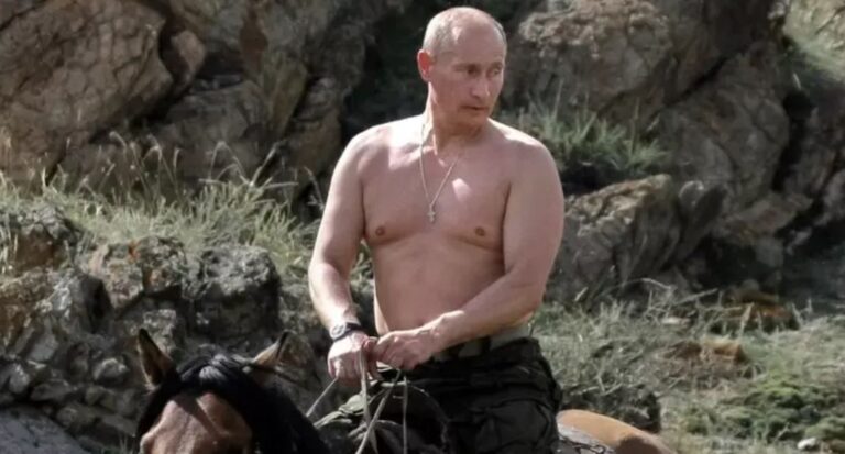 Vladimir Putin le responde a los líderes del G7 por sus fotos sin camisa