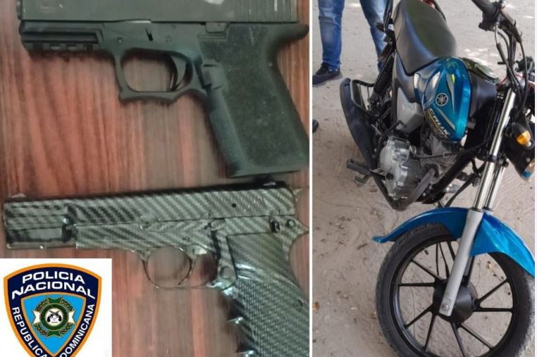 Policía ocupa armas de fuego portadas ilegalmente en el municipio Enriquillo, Barahona